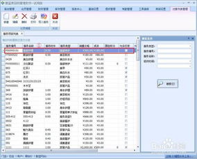 美容院会员管理软件服务项目操作说明